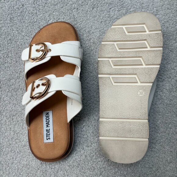 Steve Madden - Rylla Sandals - white - size 38 EU - LIKE NEW - Picture 8 of 12